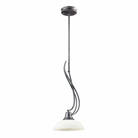 ELK SHOWROOM Franklin Creek 1-Light Pendant in Graphite 61051-1